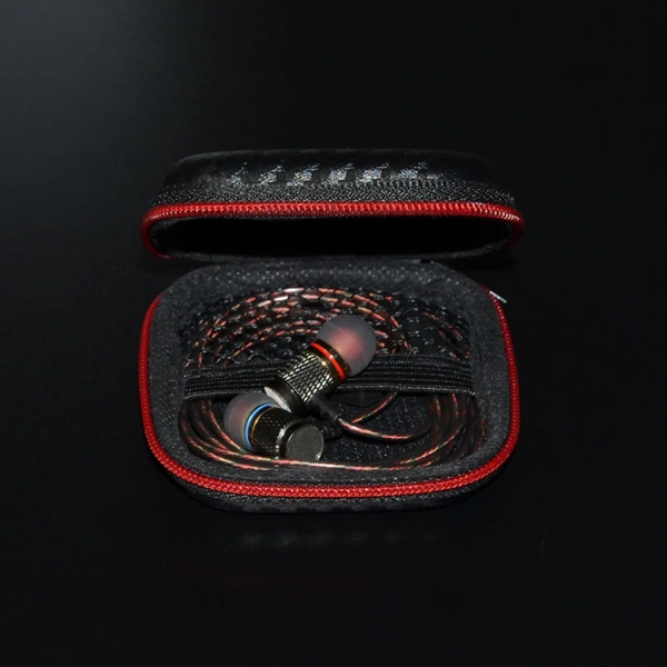 Case Estojo Porta Fone In-ear Compatível com KZ QKZ JBL Shure – Fibra de Carbono - Imagem 11