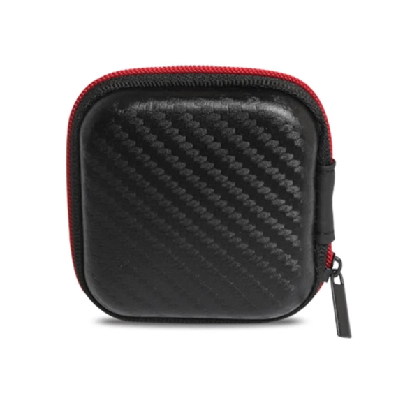 Case Estojo Porta Fone In-ear Compatível com KZ QKZ JBL Shure – Fibra de Carbono - Imagem 6