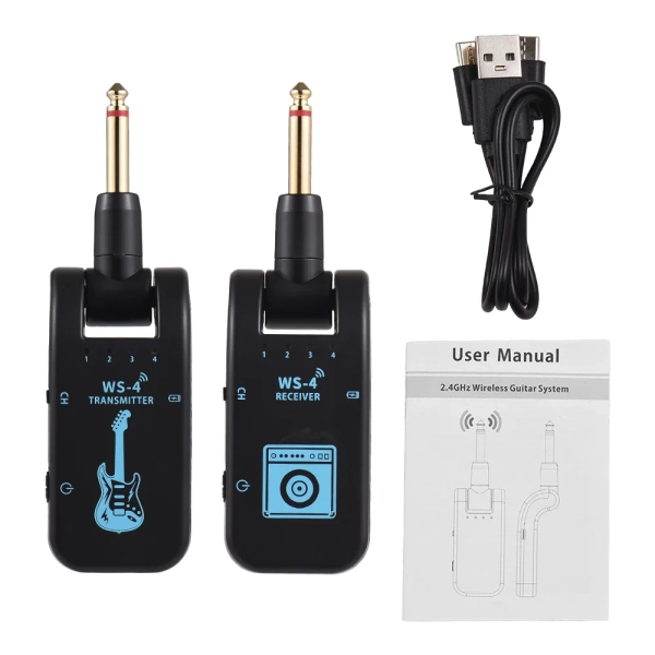 KZM WS-4 – Sistema de Transmissão Sem Fio para Instrumentos (preto) - Imagem 4