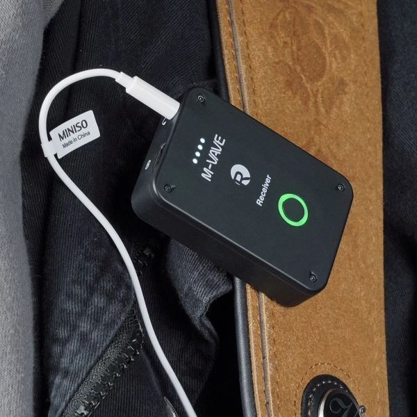 M-VAVE WP-9 Receptor In-Ear Wireless 2.4GHz – Som Profissional (Apenas Receptor) - Imagem 5