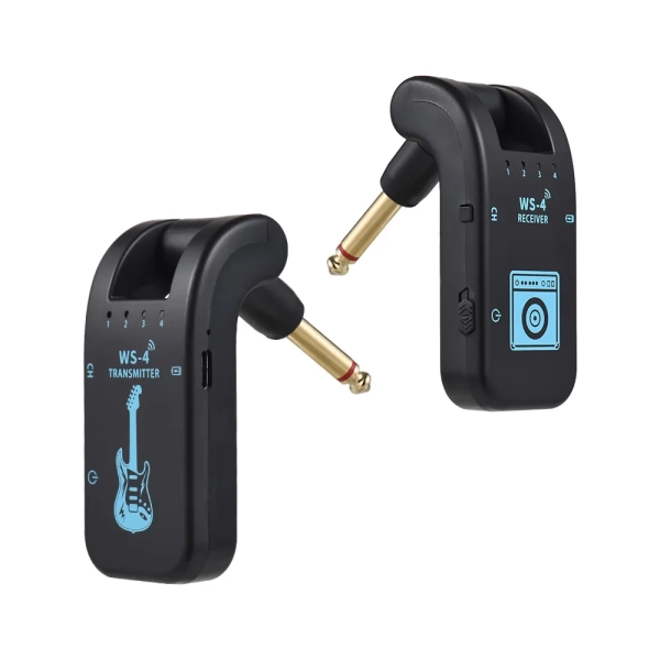 KZM WS-4 – Sistema de Transmissão Sem Fio para Instrumentos (preto)