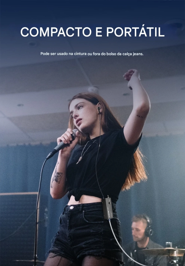 G-MARK P1 – Amplificador de Fone In-Ear Profissional Ultracompacto com Alta Potência para Palco e Estúdio - Imagem 7