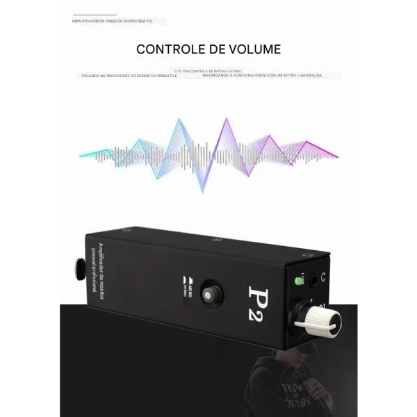 Amplificador de Fone P2 – Power Play Individual com Entrada XLR/P10, Mono/Estéreo - Imagem 15