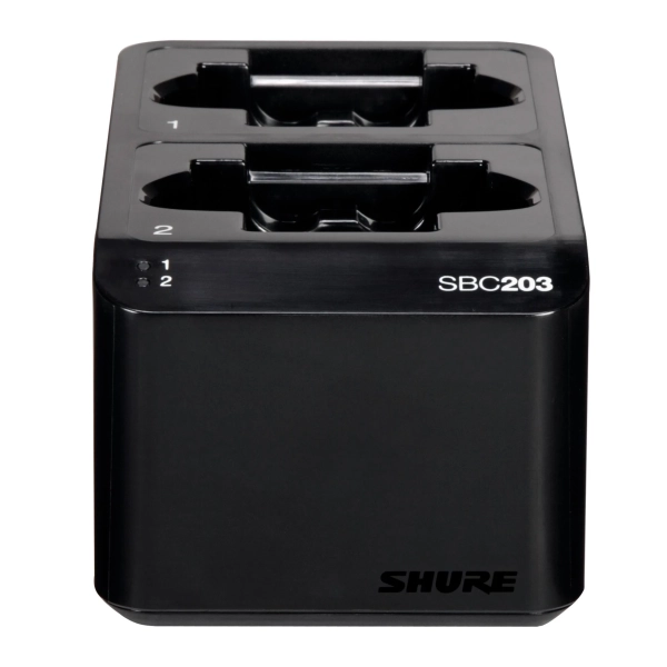 Carregador Duplo Shure SBC203-BR para Transmissores SLXD e Baterias SB903 - Imagem 9