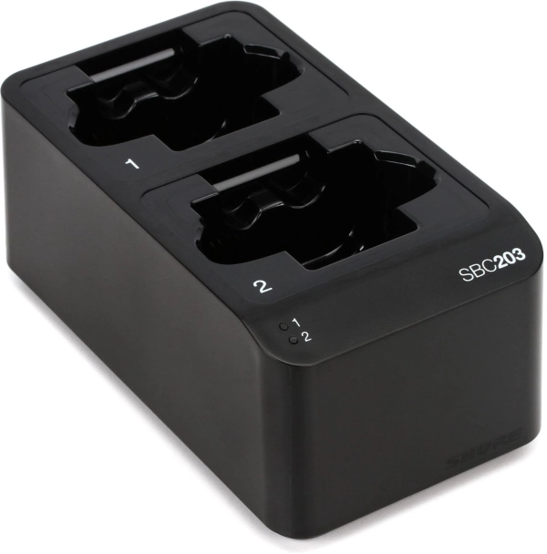 Carregador Duplo Shure SBC203-BR para Transmissores SLXD e Baterias SB903 - Imagem 2