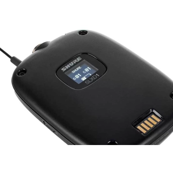 SLXD14D Sistema sem fio duplo com dois transmissores SLXD1 Bodypack - G58 - Imagem 4