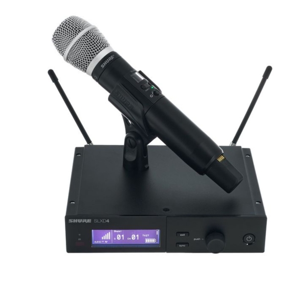 Shure SLXD24/SM86 Sistema de Microfone Sem Fio Digital – Frequência G58 (470–514 MHz) - Imagem 3