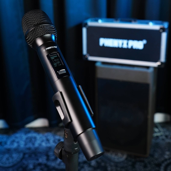 Phenyx Pro PTAU-2 | Microfone Sem Fio Duplo Profissional de Alto Desempenho com Estabilidade de Sinal Total True Diversity - Imagem 10