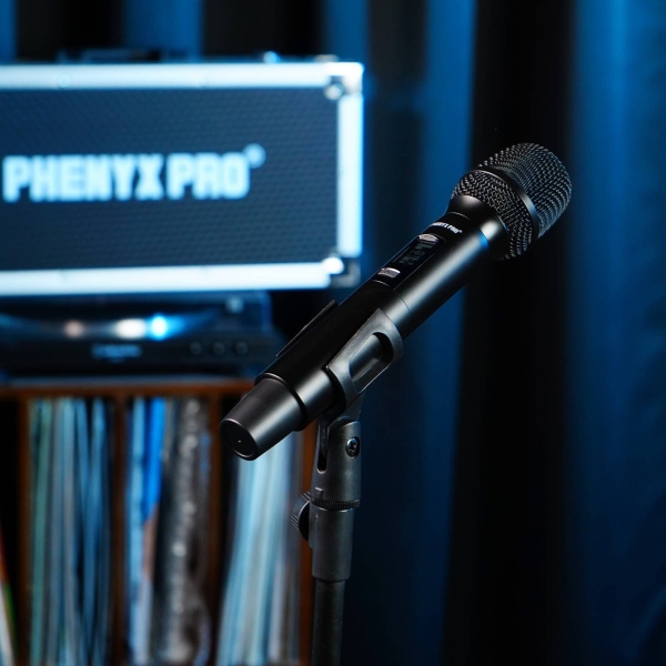 Phenyx Pro PTAU-2 | Microfone Sem Fio Duplo Profissional de Alto Desempenho com Estabilidade de Sinal Total True Diversity - Imagem 9
