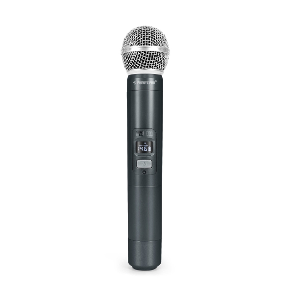 Sistema de Microfone Sem Fio UHF Duplo com Varredura Automática Phenyx Pro PTU-71-2H - Imagem 9