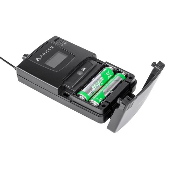 Microfone Discreto sem Fio Profissional Headset Duplo Armer AX802M HH - Imagem 8