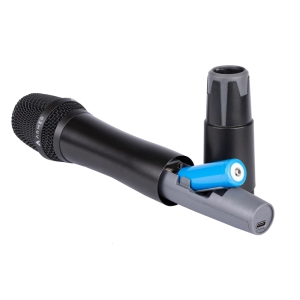 Microfone Sem Fio Profissional Duplo Armer AX802M - Bateria Recarregavel - Imagem 9