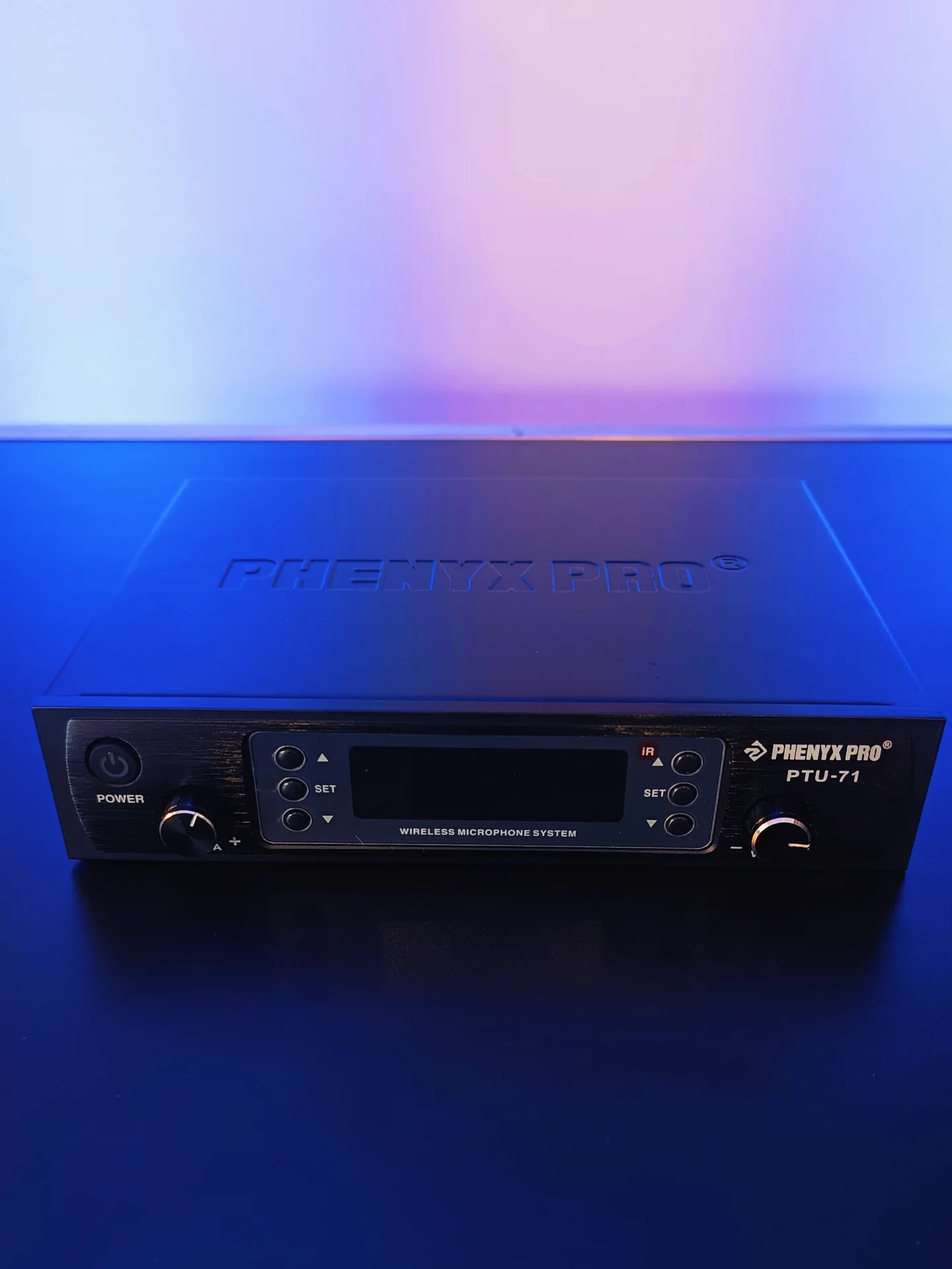 Sistema de Microfone Sem Fio UHF Duplo com Varredura Automática Phenyx Pro PTU-71-2H - Imagem 15