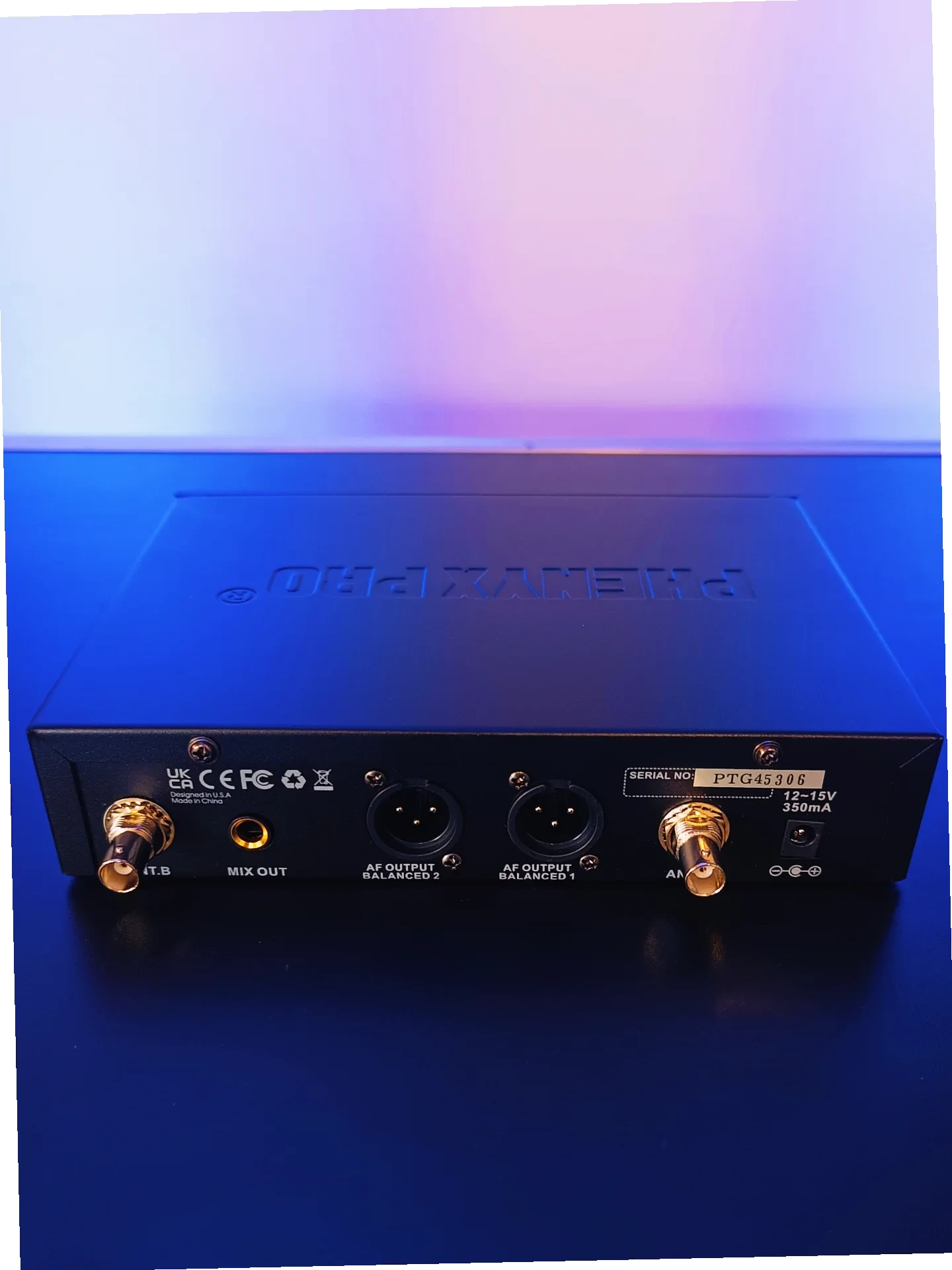 Sistema de Microfone Sem Fio UHF Duplo com Varredura Automática Phenyx Pro PTU-71-2H - Imagem 16