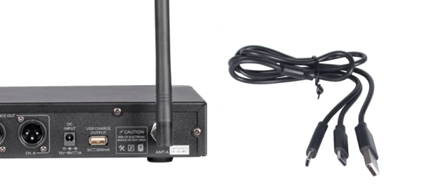 Microfone Sem Fio Profissional Duplo Armer AX802M - Bateria Recarregavel - Imagem 3