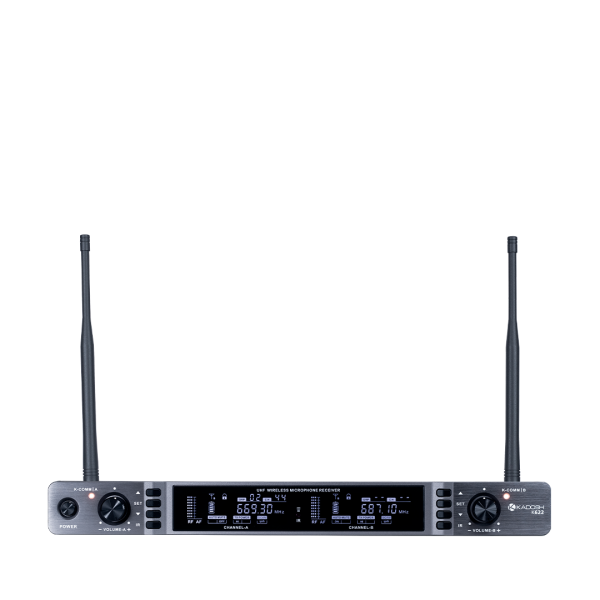 Microfone Duplo Sem Fio K622M K-COMM Profissional Digital 24bits (TALKBACK) - Imagem 11