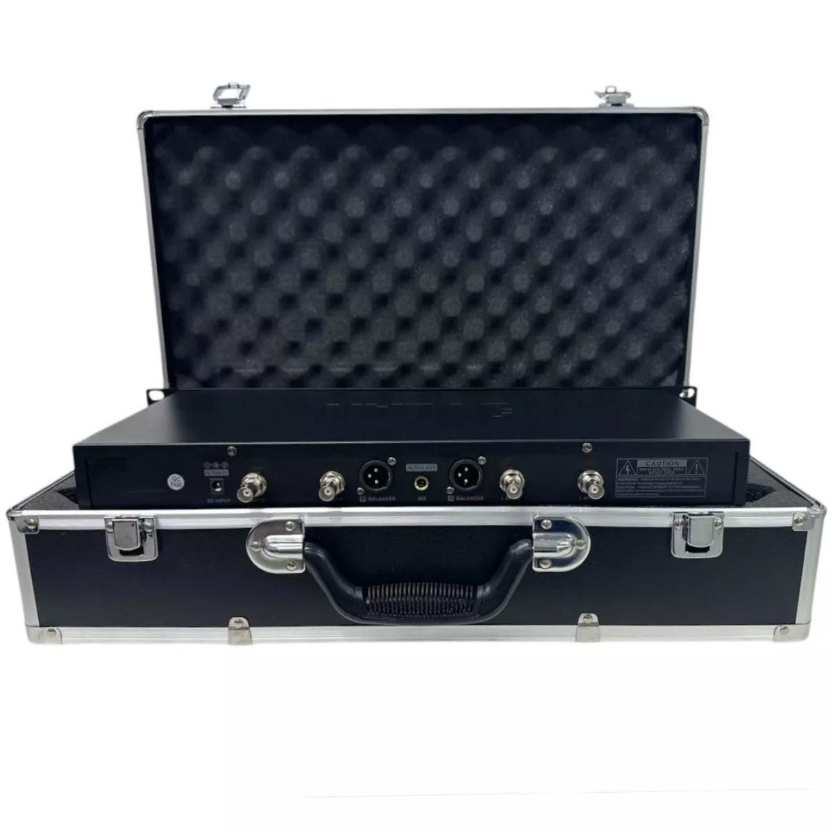 Microfone Sem Fio Duplo Profissional Dylan D-8500s Dinâmico Uhf Preto ( com Case ) - Imagem 3