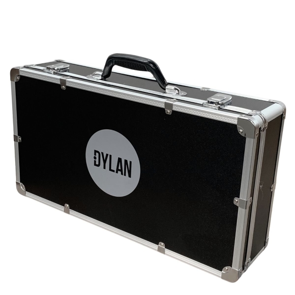 Microfone Sem Fio Duplo Profissional Dylan D-8500s Dinâmico Uhf Preto ( com Case ) - Imagem 2