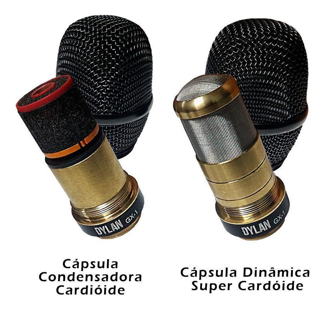 Microfone Sem Fio Dylan Profissional GX-1 com Duas Cápsulas Inclusas - True Diversity - Imagem 10