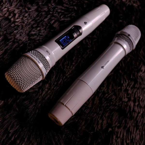 Microfone Profissional Duplo Kadosh K502M Branco Sem Fio - Imagem 29