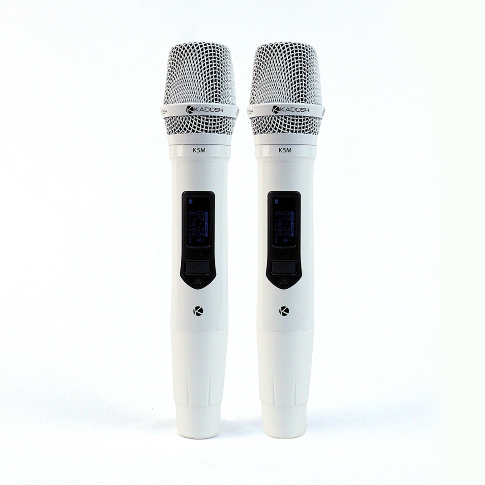 Microfone Profissional Duplo Kadosh K502M Branco Sem Fio - Imagem 12