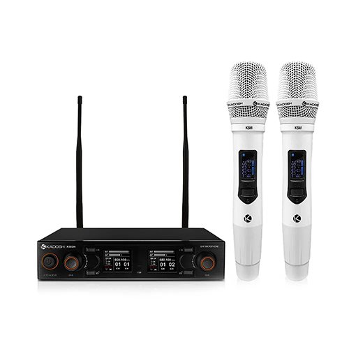 Microfone Profissional Duplo Kadosh K502M Branco Sem Fio - Imagem 22