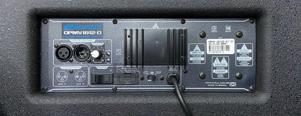 Caixa Monitor De Palco Retorno Ativo Opmv-1812D-PT Compacto Slim - 128dB SPL - Imagem 7