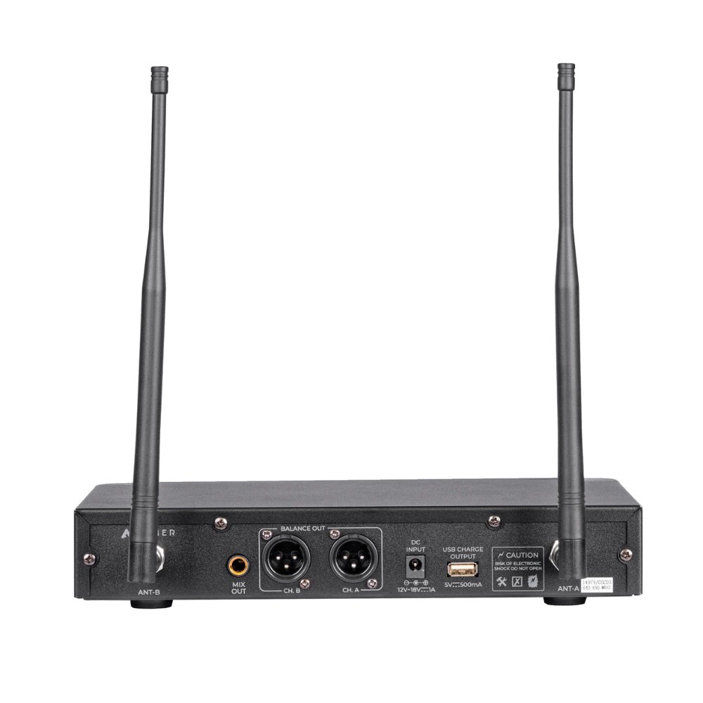 Microfone sem Fio Profissional Bastão + Headset Armer AX802MH - Imagem 6