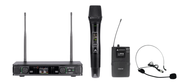 Microfone sem Fio Profissional Bastão + Headset Armer AX802MH - Imagem 13