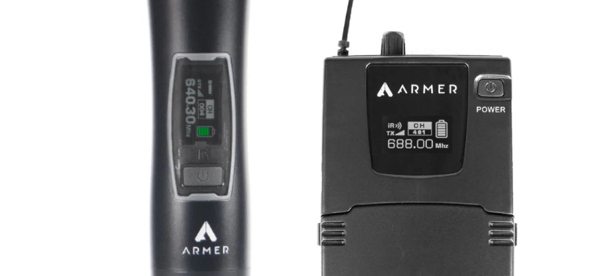 Microfone sem Fio Profissional Bastão + Headset Armer AX802MH - Imagem 15