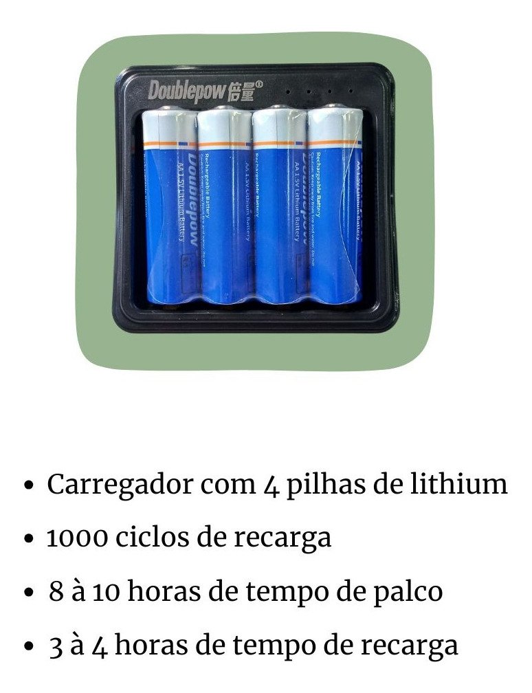 Microfone Sem Fio Duplo Profissional Dylan D-9000S Power ( Recarregável Nova Versão ) - Imagem 8