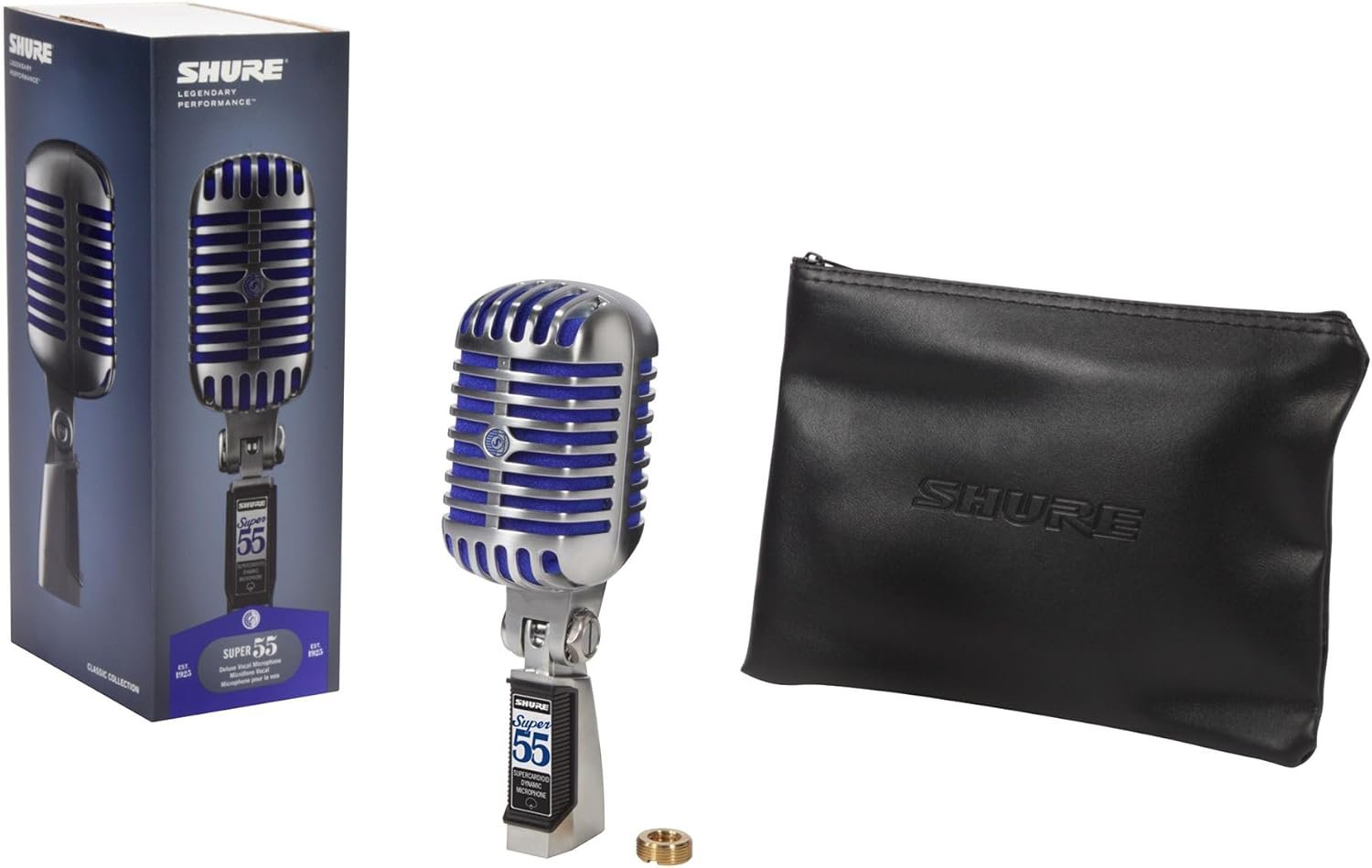 SUPER 55 - Shure Microfone Deluxe Design Vintage - Dinâmico Supercardioide - Imagem 12