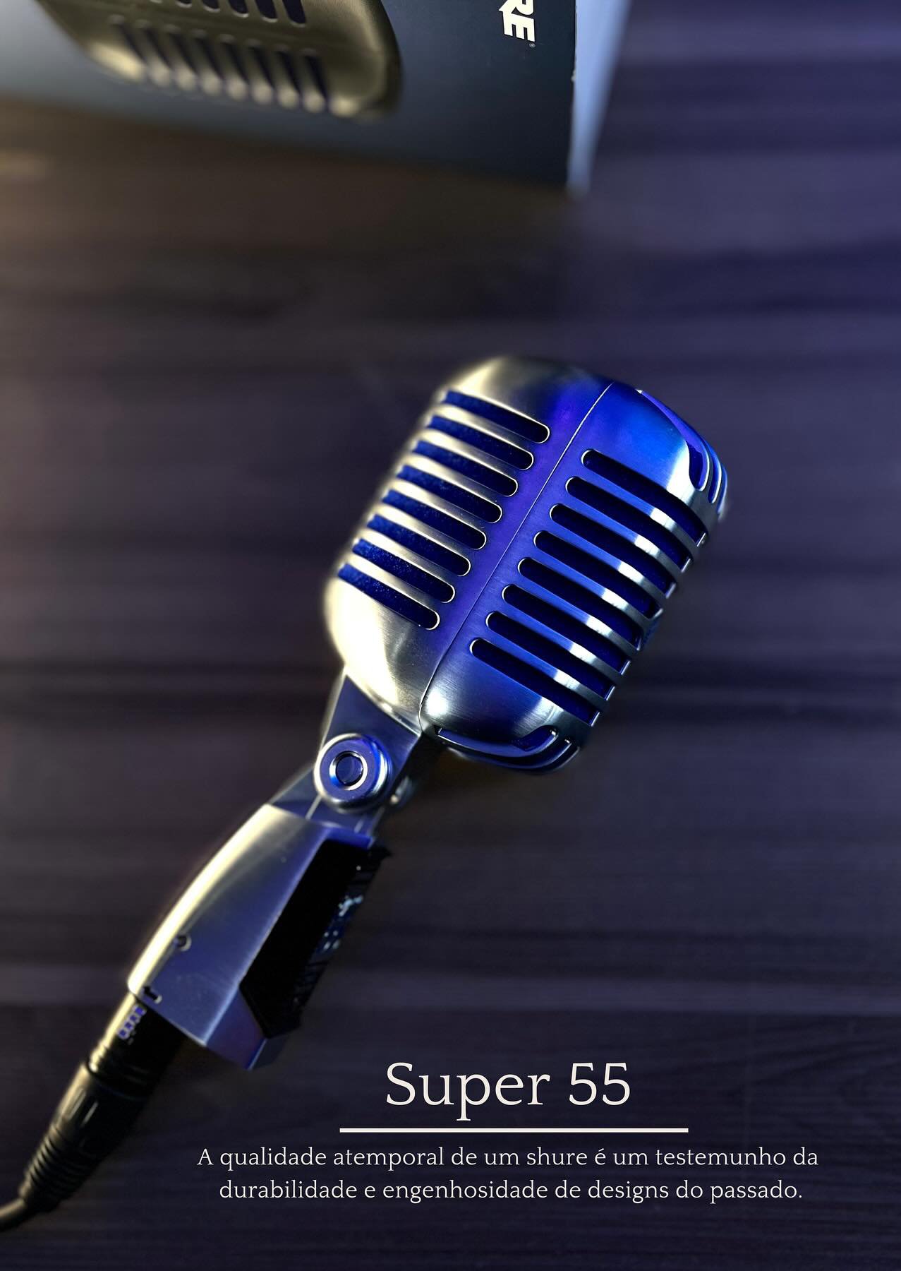 SUPER 55 - Shure Microfone Deluxe Design Vintage - Dinâmico Supercardioide - Imagem 15