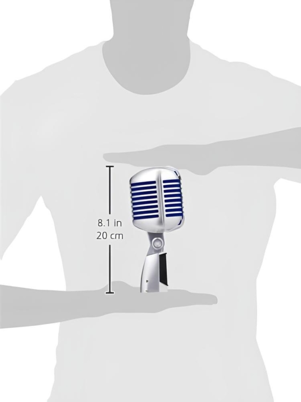 SUPER 55 - Shure Microfone Deluxe Design Vintage - Dinâmico Supercardioide - Imagem 11