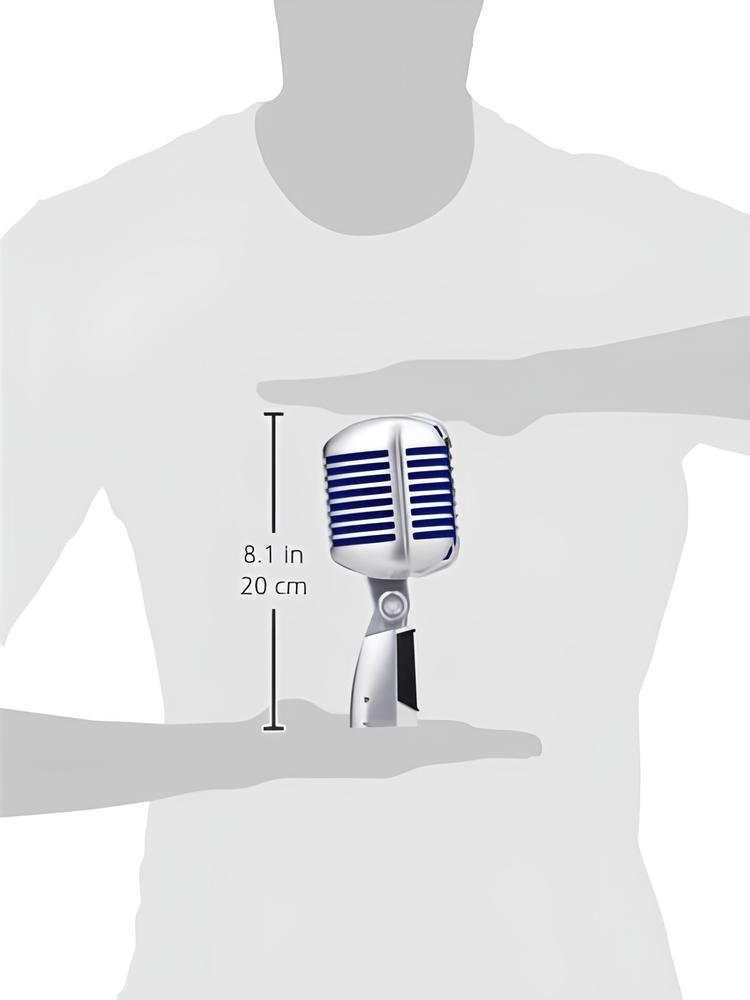SUPER 55 - Shure Microfone Deluxe Design Vintage - Dinâmico Supercardioide - Imagem 11