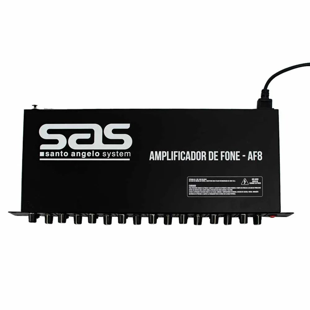 Amplificador 8 Vias de Fone de Ouvido  AF8 - Santo Angelo - Imagem 2
