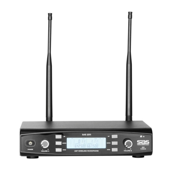 Microfone Sem Fio de Mão Duplo 200 Canais 2311 SAS / Santo Ângelo - Imagem 7