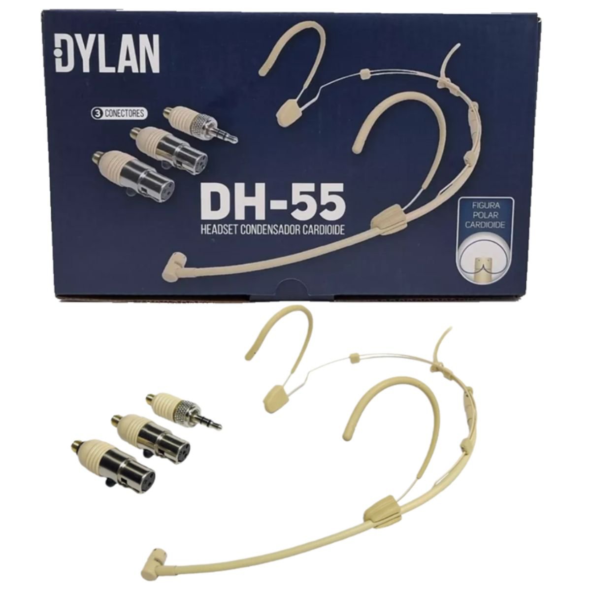 Microfone Headset Condensador Cardioide Dylan DH-55 Direcional - Imagem 12