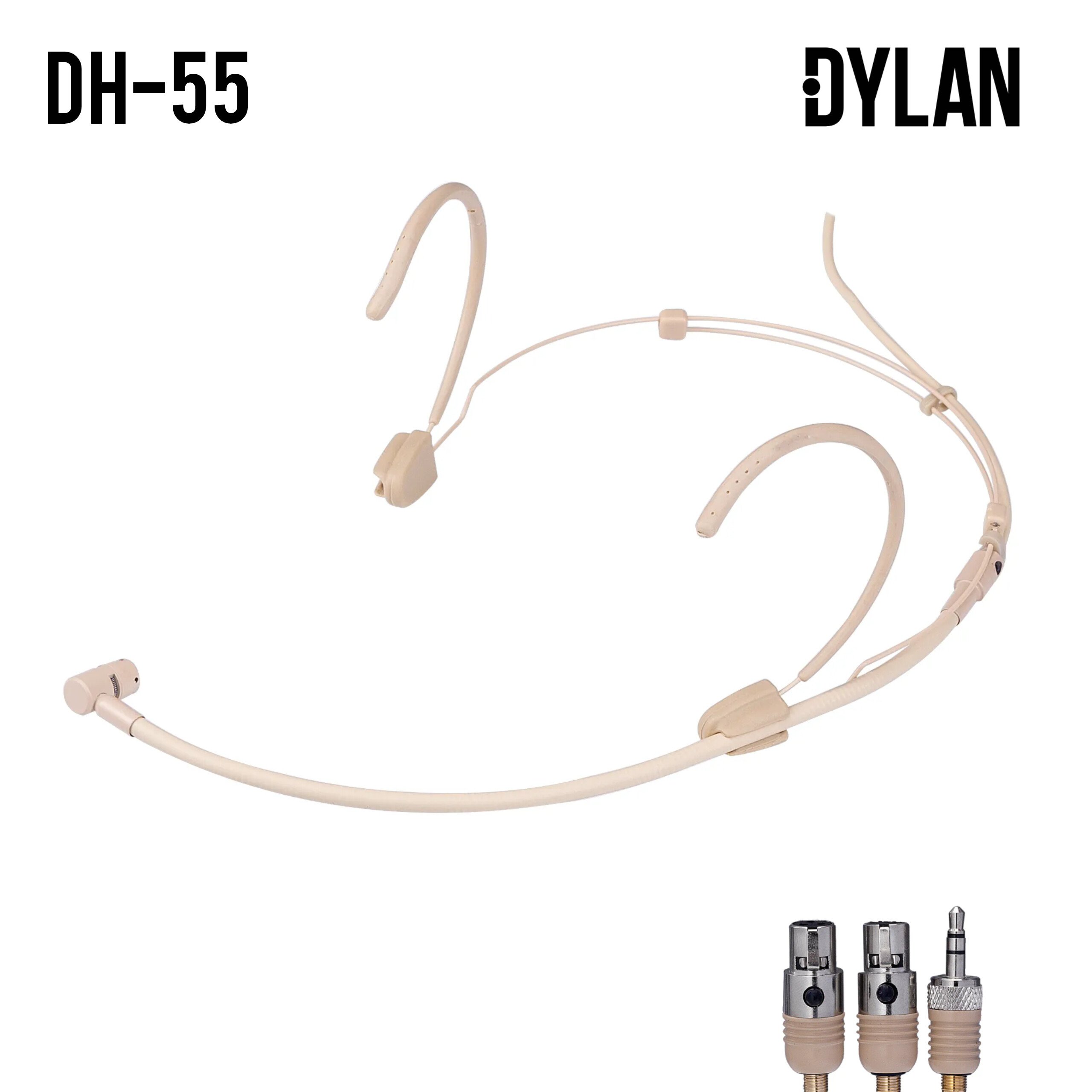 Microfone Headset Condensador Cardioide Dylan DH-55 Direcional