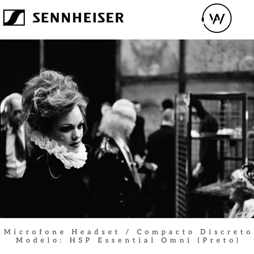 Microfone headset sem fio Sennheiser (HSP ESSENTIAL OMNI-BLACK - EW) - Imagem 3