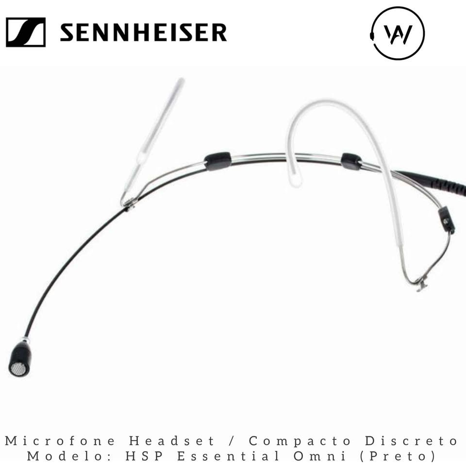 Microfone headset sem fio Sennheiser (HSP ESSENTIAL OMNI-BLACK - EW) - Imagem 10
