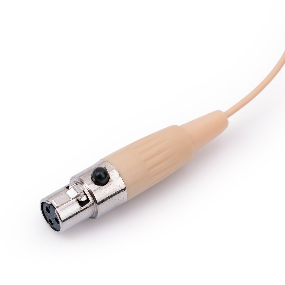 Microfone Headset Cardioide Direcional TA3F Mini XLR 3 Pinos – COR BEGE - Imagem 2