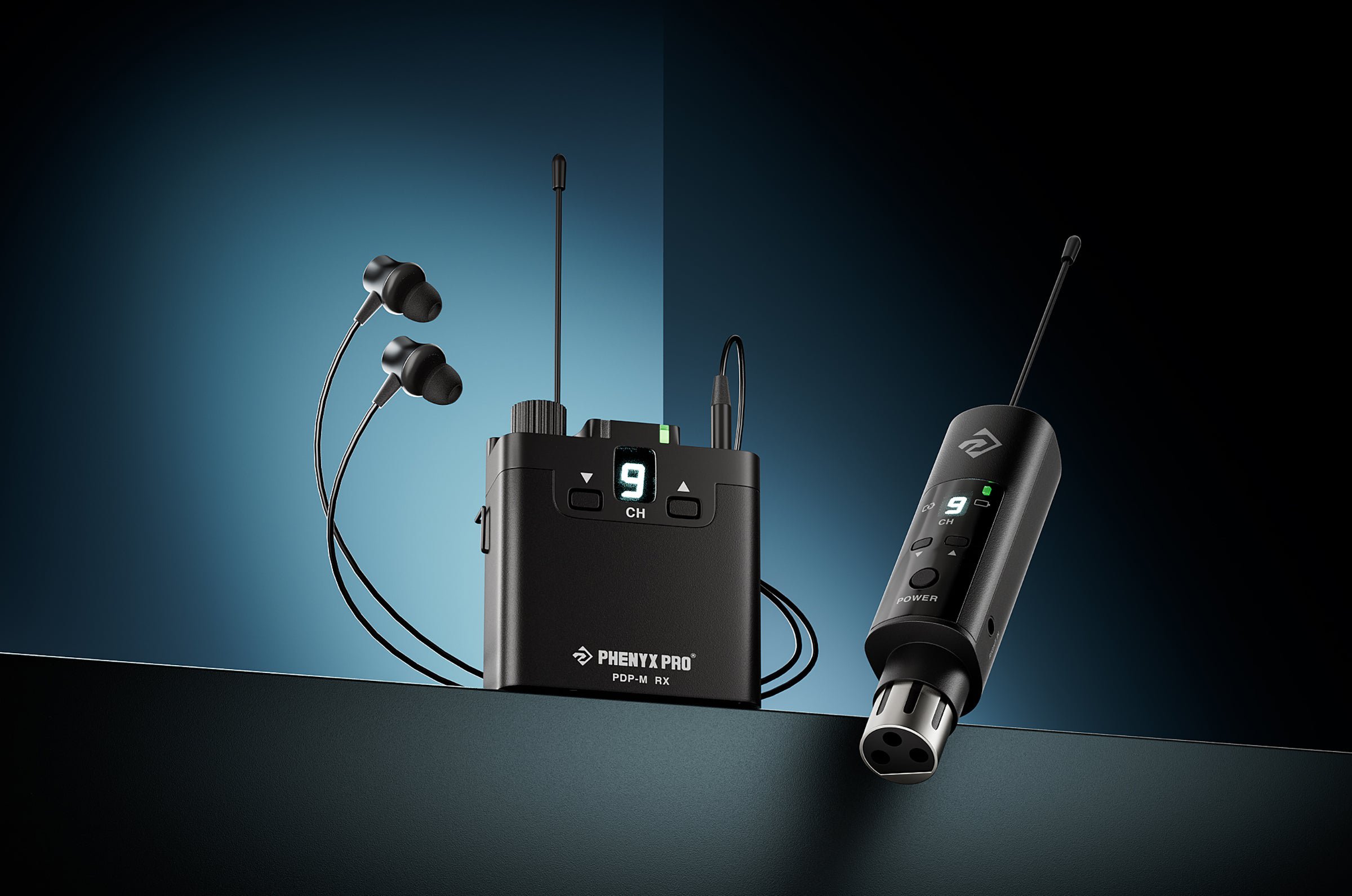 PDP-M — Sistema Portátil de Monitor In-Ear Estéreo UHF com 16 Frequências - Imagem 11