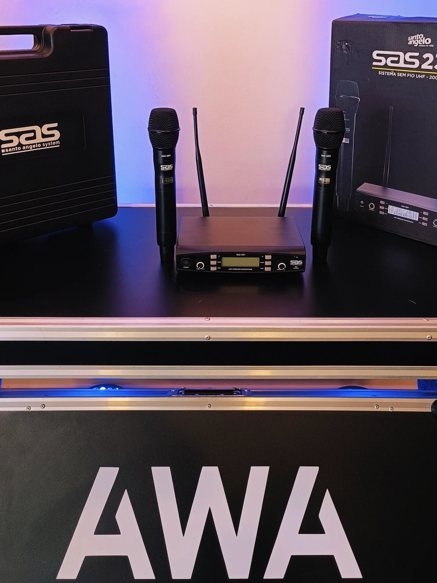 Microfone Sem Fio de Mão Duplo 200 Canais 2311 SAS / Santo Ângelo - Imagem 28