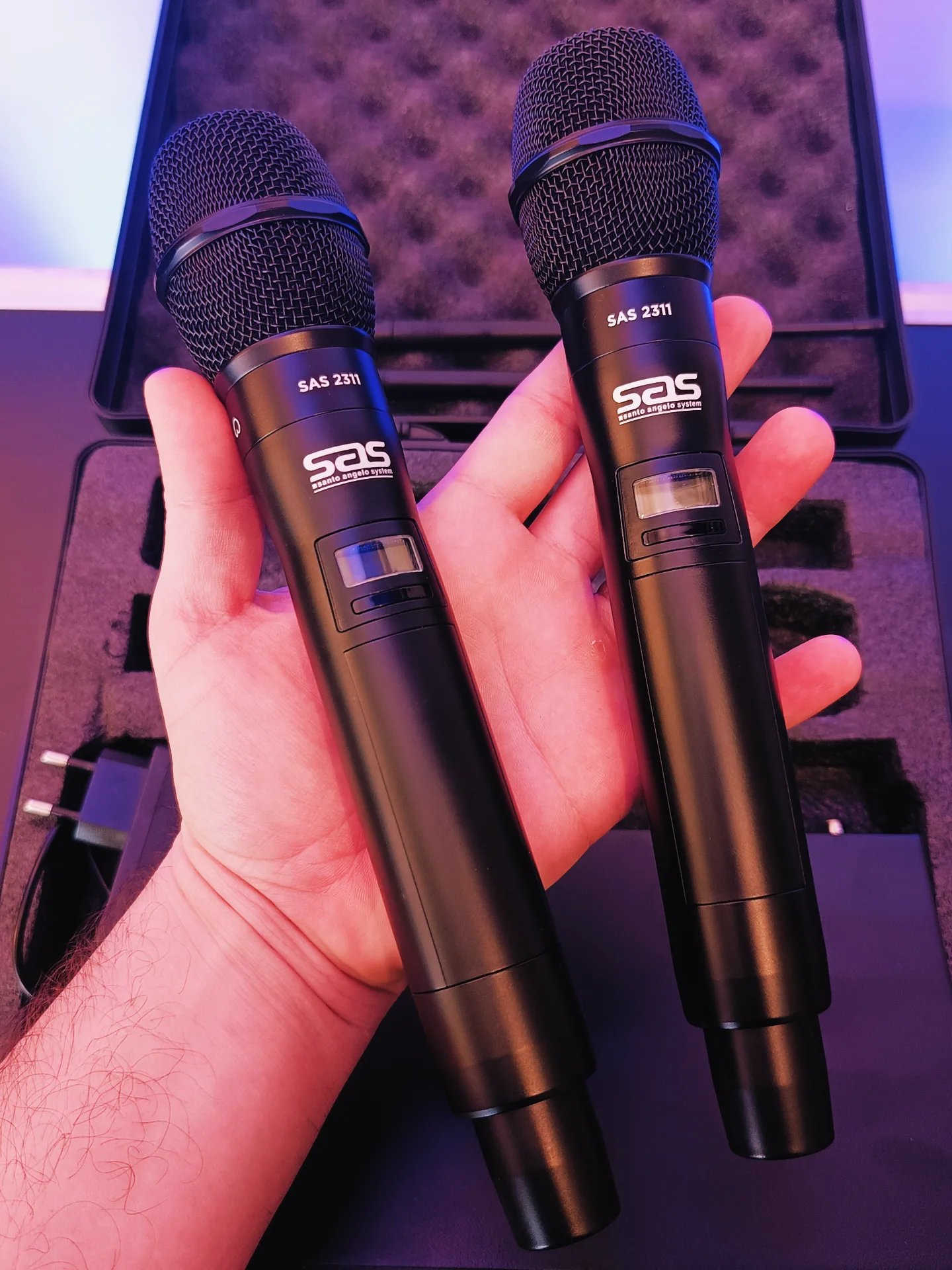 Microfone Sem Fio de Mão Duplo 200 Canais 2311 SAS / Santo Ângelo - Imagem 22