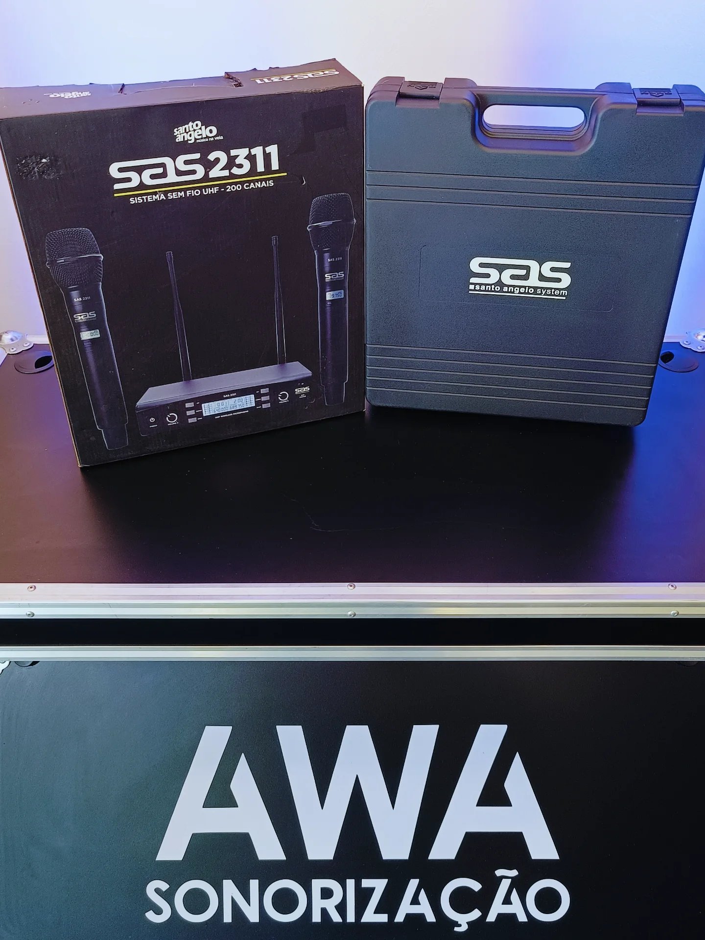 Microfone Sem Fio de Mão Duplo 200 Canais 2311 SAS / Santo Ângelo - Imagem 29