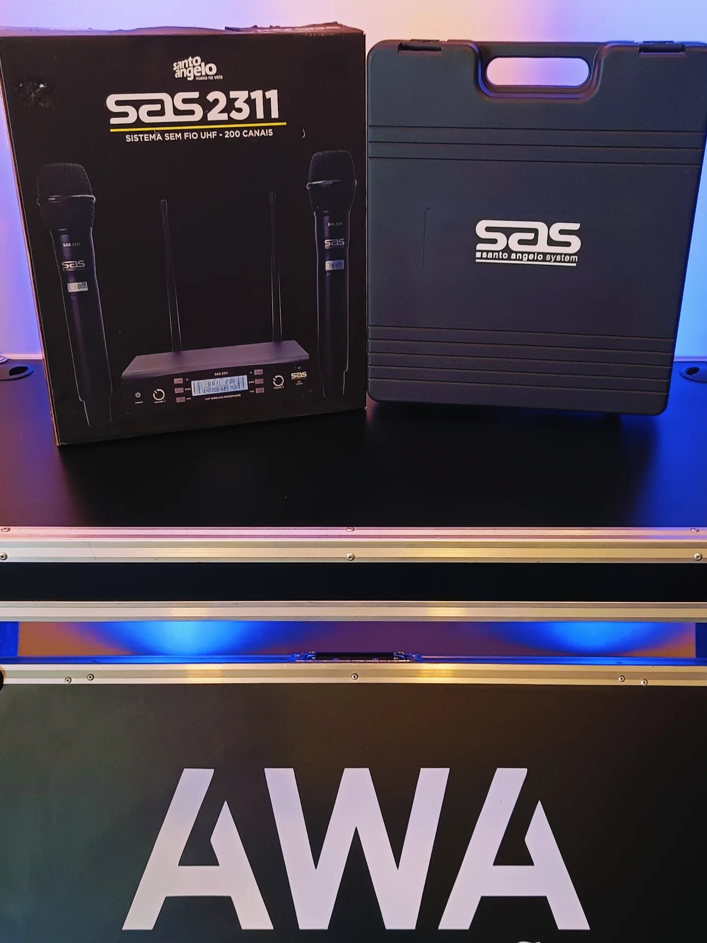 Microfone Sem Fio de Mão Duplo 200 Canais 2311 SAS / Santo Ângelo - Imagem 23