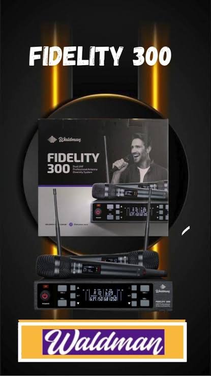 Microfone Bastão Duplo Sem Fio Waldman Fidelity 300 WFD-300 - Imagem 18