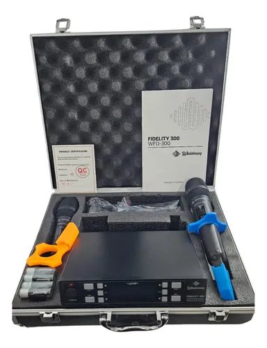 Microfone Bastão Duplo Sem Fio Waldman Fidelity 300 WFD-300 - Imagem 16