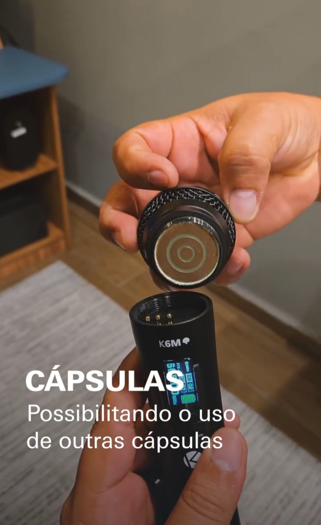 Microfone Sem Fio Digital 24bits Kadosh K621M ( aceita troca de cápsulas ) - Imagem 9